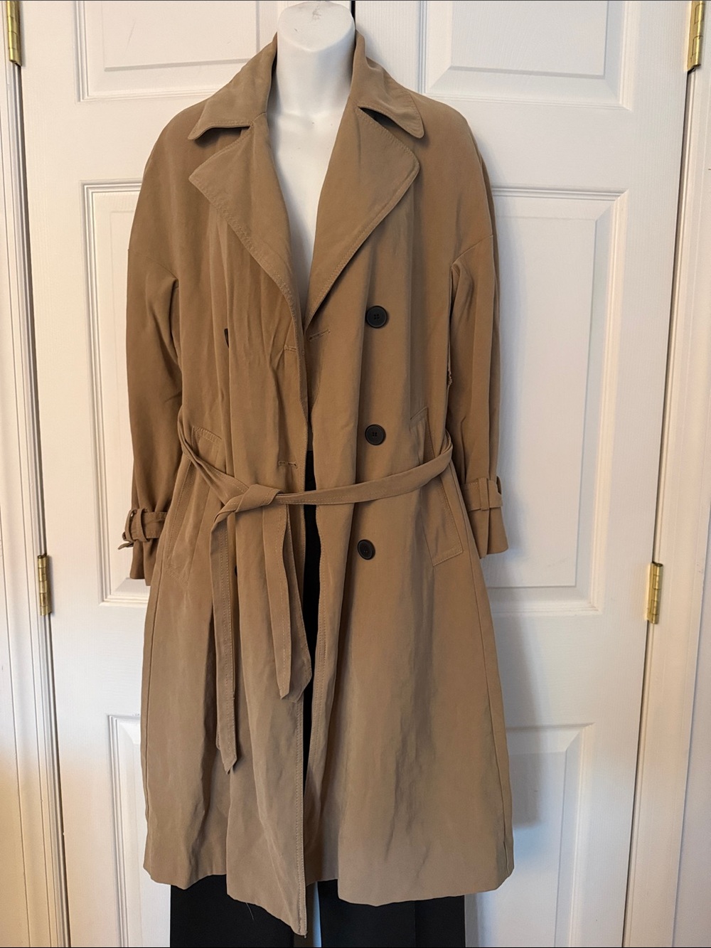 Zara Beige Trench Coat with Belt